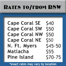 airport transportation rates